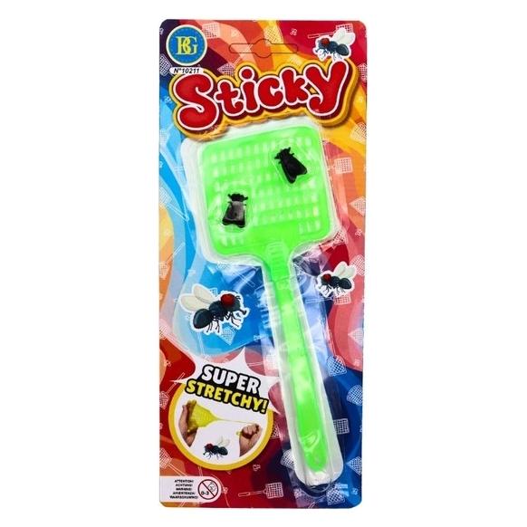 B&G International Fliegenklatsche Sticky 19cm super stretchy 4fach sortiert (67472492)