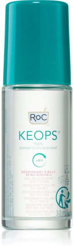 RoC Keops Sensitive déodorant roll-on pour peaux sensibles 48h 30 ml