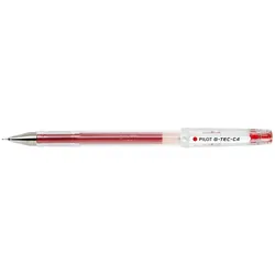 PILOT G-TEC-C Gelschreiber 0.4 mm, Schreibfarbe: Rot