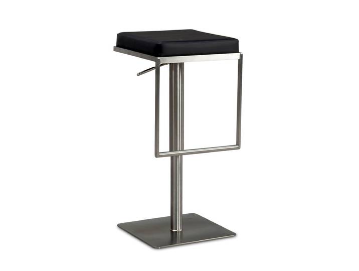 Barhocker Kunstleder Edelstahl 39 x 38 x 91 cm...