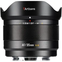 7artisans AF35mm F1.8 Fuji (FX Mount) APS-C (Fujifilm X, APS-C / DX), Objektiv, Schwarz