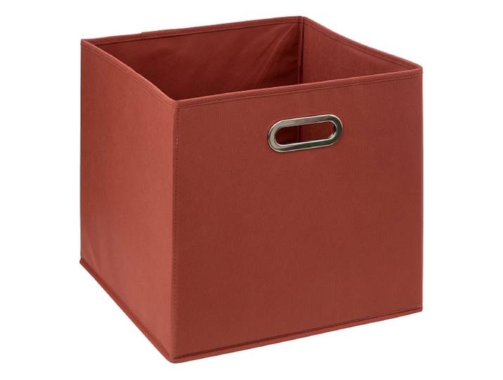 Aufbewahrungsbox BRICE terrakotta 31x31x31cm