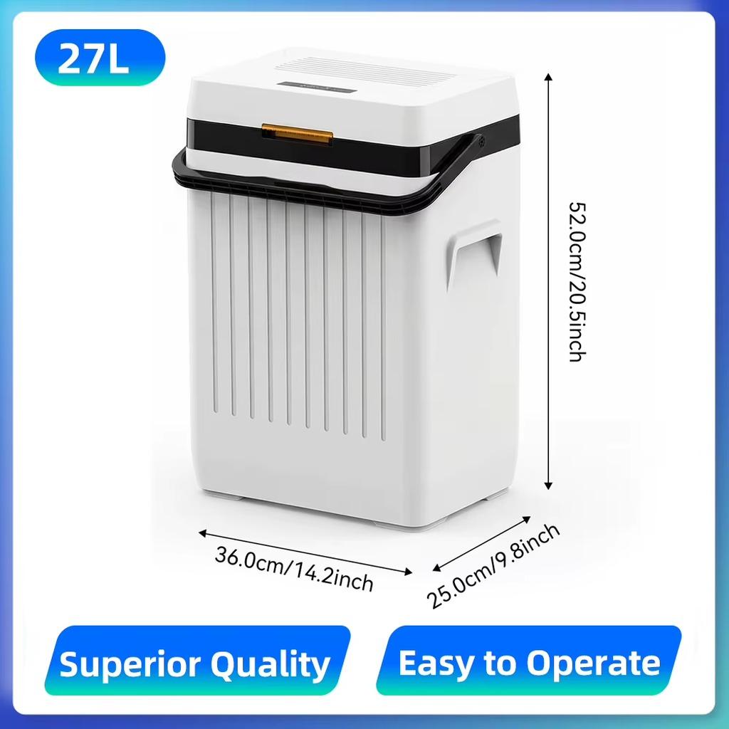 Tragbare Autokühlbox - CL50 Kühlbox - 27 l - 12/24 V - Kompressorkühlung - Einstellbare Temperatur - App-Steuerung - Für Camping und Reisen