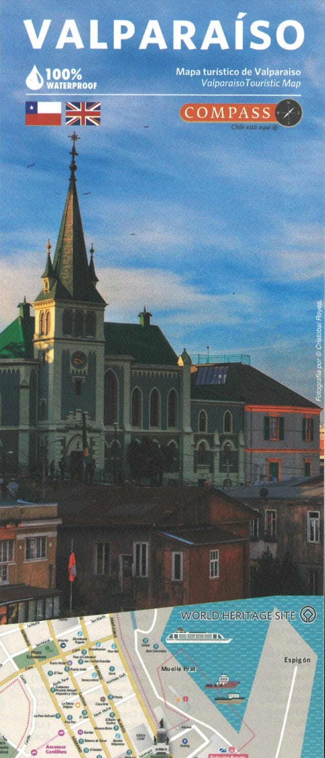 Carte touristique - Valparaiso (Chili)   COPEC