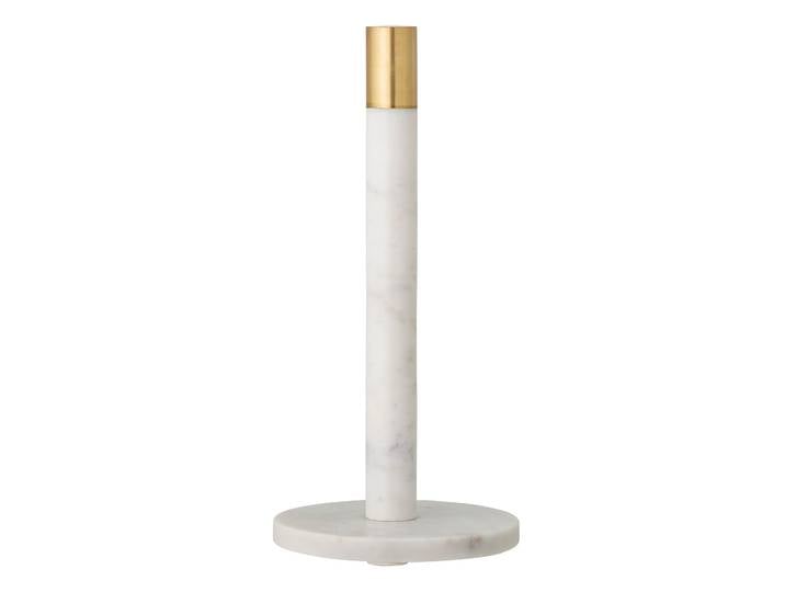Bloomingville Porte rouleau essuie-tout Emira Marbre 32 cm Blanc