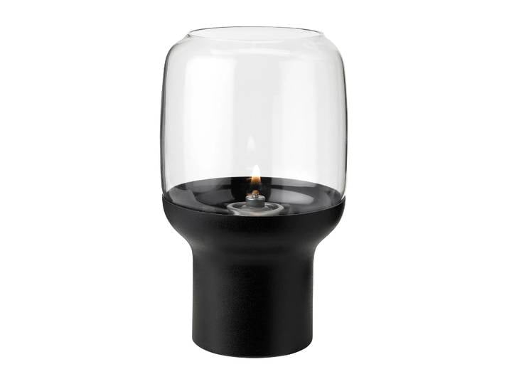 Stelton Photophore Hoop hurricane Ø10 cm Noir