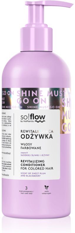 so!flow Coloured Hair Revitalizing Conditioner après-shampoing revitalisant pour cheveux colorés 400 ml