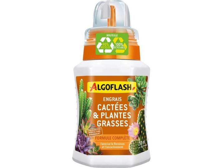 Engrais cactées et plantes grasses UAB ALGOFLASH 250ML