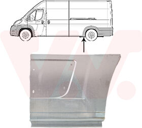 Van Wezel Seitenwand 1652141 Vor Der Achse
