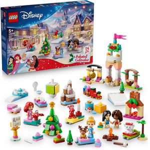 LEGO Adventskalender Disney Princess, 43298, Jahr 2026, gefüllt mit Spielfiguren und Zubehör, 38 x 26 cm