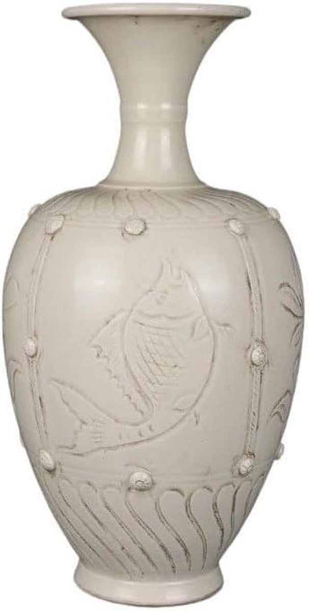 Handversierde antieke porseleinen decoratieve vaas, 30 cm hoog