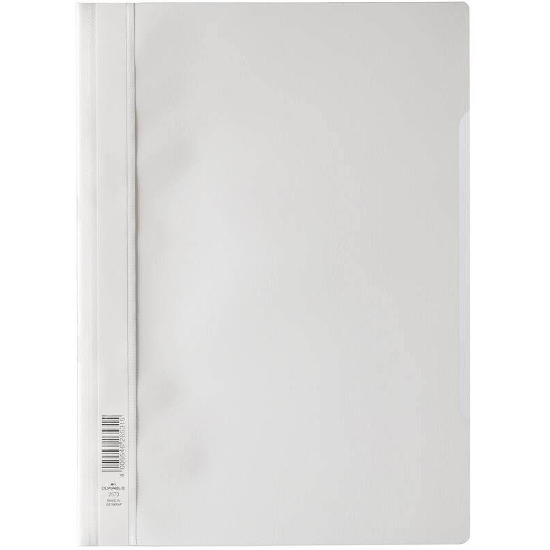 DURABLE 10 Schnellhefter Kunststoff weiß DIN A4