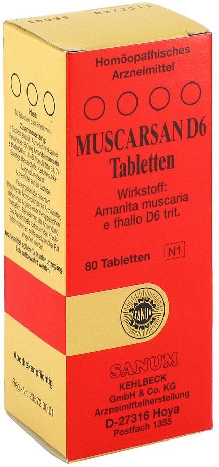 Muscarsan D6 Tabletten 80stk