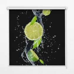 INNENROLLO - Fensterrollo - Rollo - 70x140 cm - Kalk, der ins Wasser fällt
