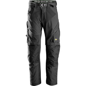Snickers-Workwear Arbeitshose FlexiWork Plus, 6902, Herren, Bundhose, schwarz, Größe 52