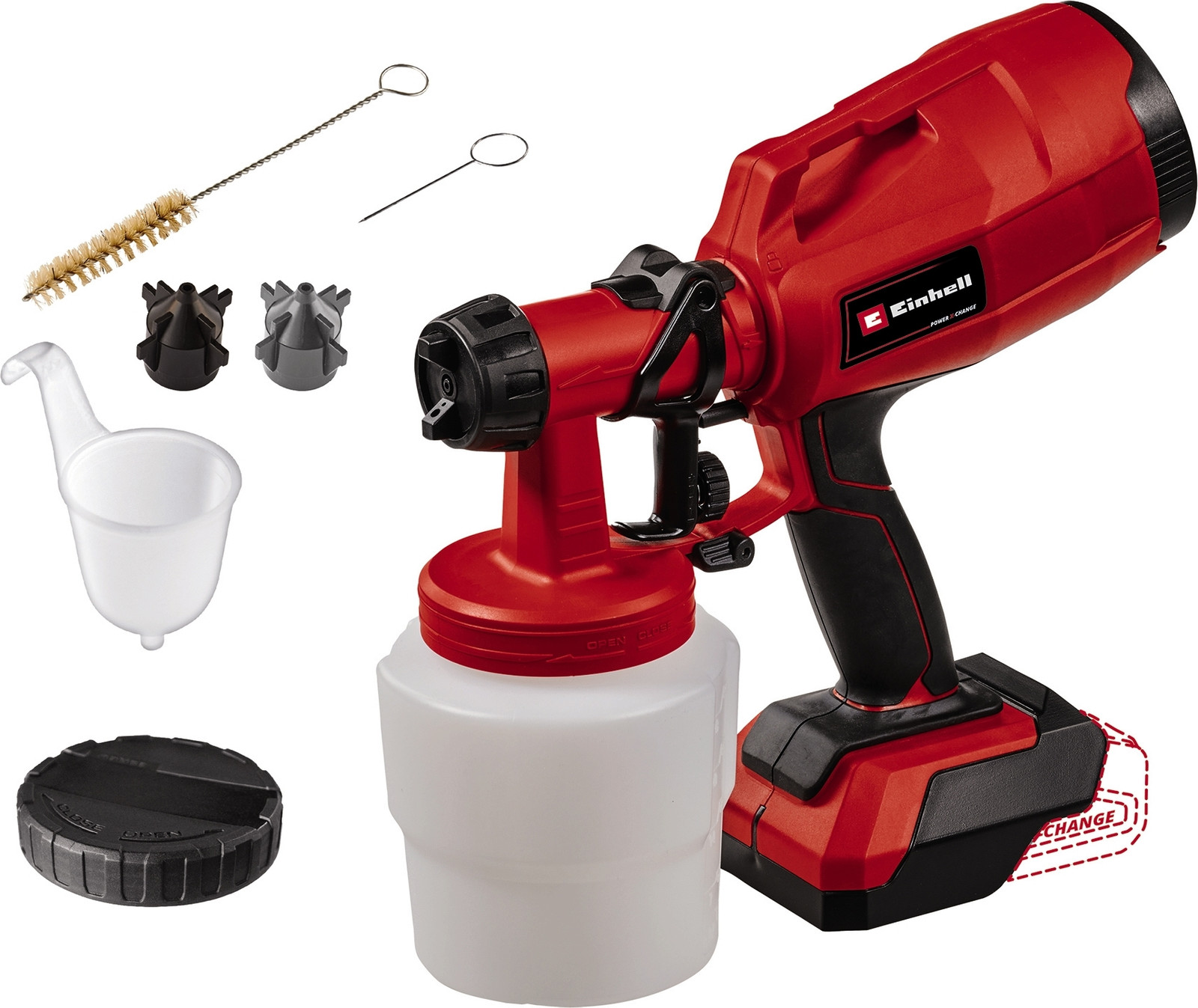 Einhell Power X-Change TC-SY 18/60 Li-Solo accu-verfspuitsysteem