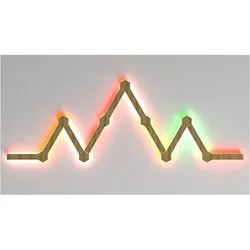LED Spacelights Line Bar RGBW 9er Set