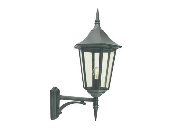 Modena Haut Applique Murale d'Extérieur Grand Noir - Norlys - Terrasse - Aluminium