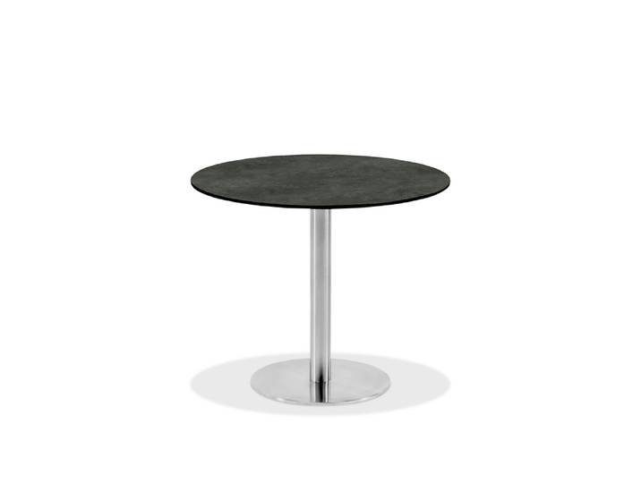 Niehoff Bistro Tisch Edelstahl Rund