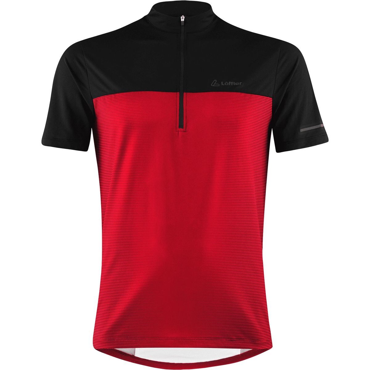 Löffler Men Bike Shirt Half Zip Glow red (551) 48 28881-551-48