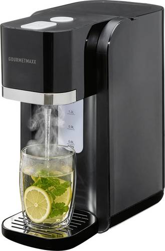 GourmetMaxx GOURMETmaxx Heißwasserspender 2200W schwarz 1,5l Heißwasserspender Schwarz Fassungsvermögen: 1.5 l