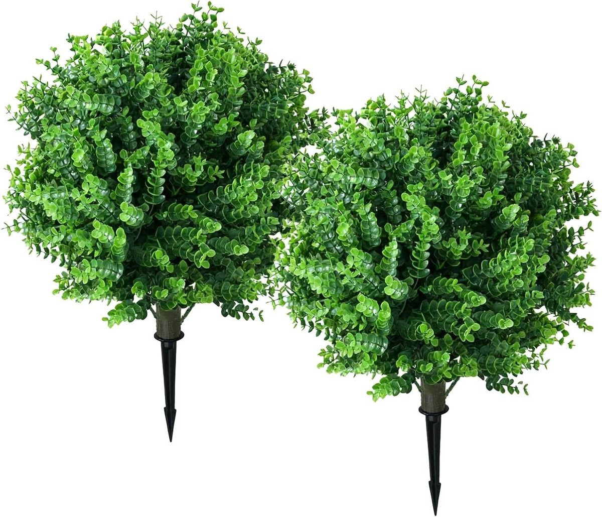Kunstmatige Eucalyptus Bol - Groene Nep Plant Struik - 45 cm