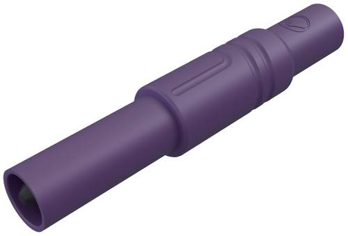 Hirschmann Test & Measurement LAS S G Sicherheits-Lamellenstecker Stecker, gerade Stift-Ø: 4mm Violett