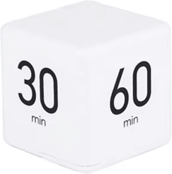 Inspire Curations Portable Flip Cube Digital Countdown Timer 15 20 30 60minutes