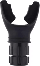 Inspire Essentials Portable Lung Breathing Exerciser Adjustable Resistance Respiratory Trainer black