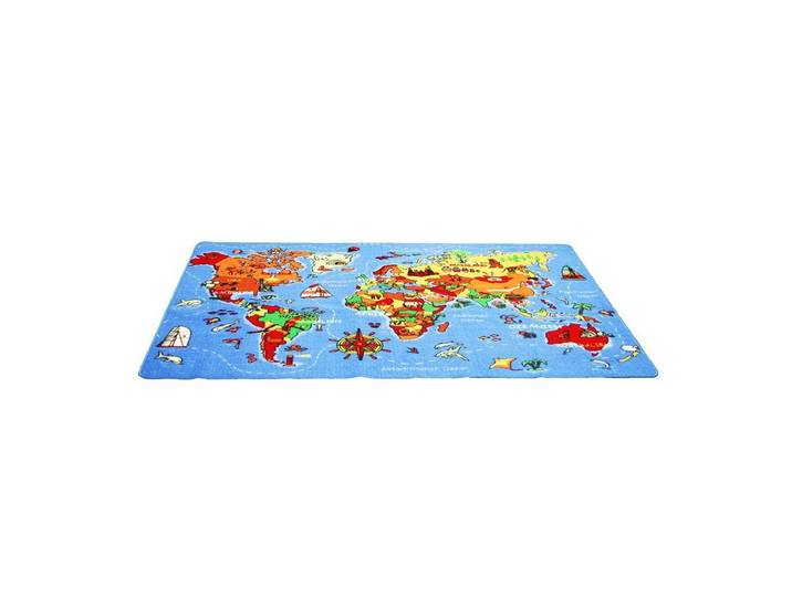 EDUPLAY Lernspielzeug Spielteppich Welt , 140x200cm (0-St)