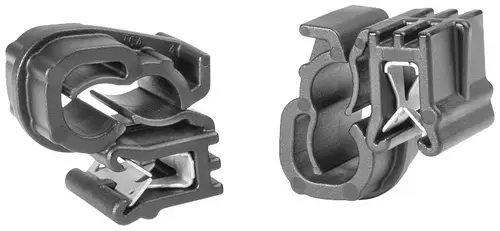 HellermannTyton EC1-3SPDHC6-7-PA66HSUV-BK Befestigungsclip steckbar 151-04010 Schwarz 1 St.