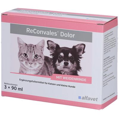 Reconvales Dolor Erg.Futterm.flü.f..kl.Hund/Katze 3x90 ml Flaschen