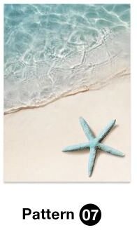 Uplift Picks Tropical Beach Shell Canvas Wall Art Ocean Aesthetic Decor Print 01 21x30 Cm