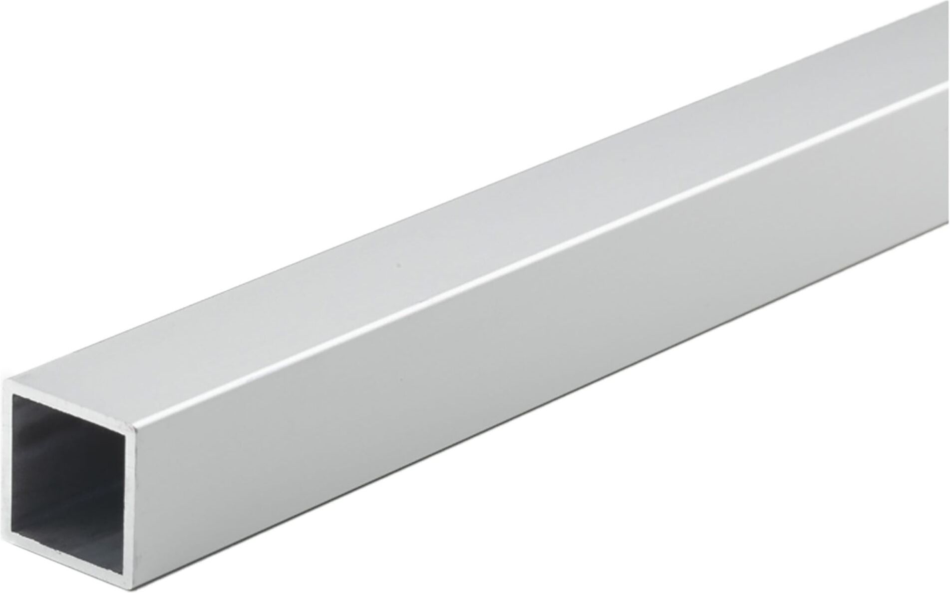 Arcansas TUBO QUADRO ALLUMINIO 15x15x1 mm 1 m ARGENTO SATINATO