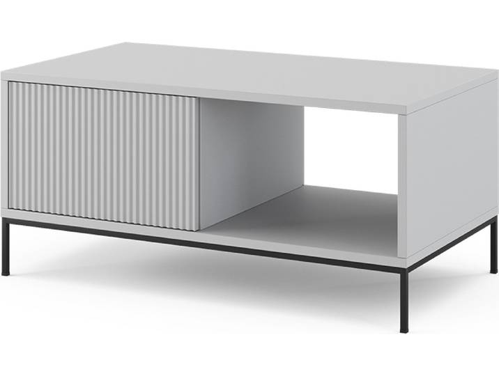 Couchtisch Vicco Eliza Grau 90 x 50 cm, Model 40504
