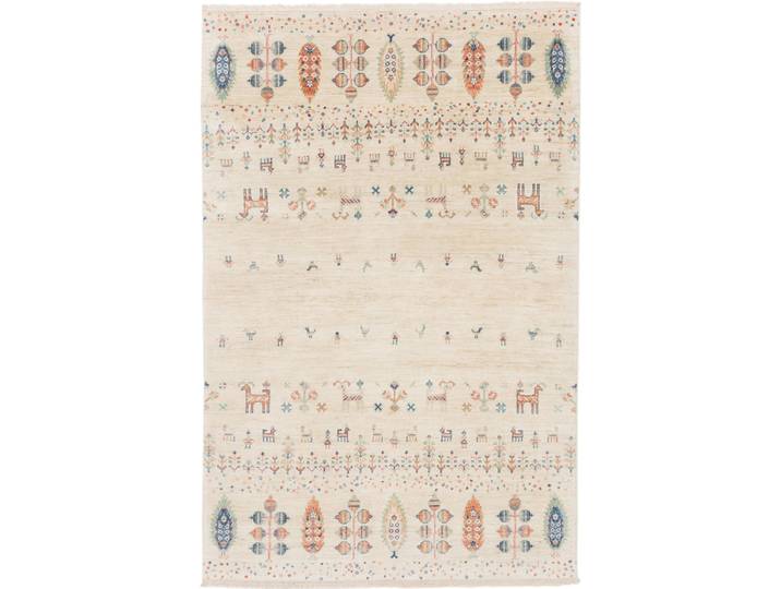 Arijana Spectrum Teppich 168x257 Handgeknüpft Modern Orientteppich Designteppich Wolle