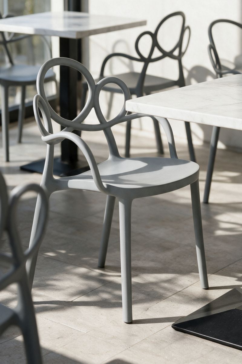 RegalosMiguel Silla Sky con Reposabrazos - Gris oscuro