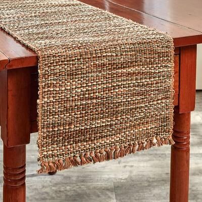Park Designs Tweed Basics Table Runner Rust 13 x 54, 13 x 54, Rust