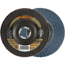 Rhodius 211394 LSZ F1 X-LOCK Fächerschleifscheibe Körnung (num) 80 Edelstahl, Stahl 10 St.