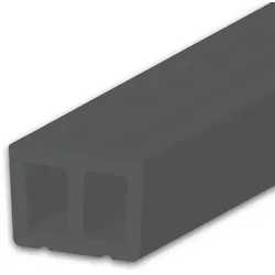 ISOLED Zubehör für Einbauprofil DIVE12 - Beton-Einlegeprofil, ABS-Kunststoff, 200cm ISO-116600
