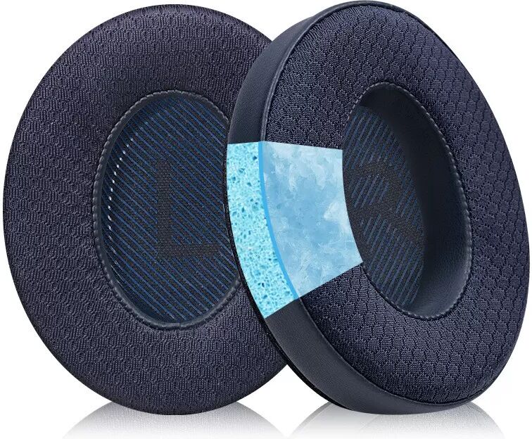 INF Kühlgel-Ohrpolster für Bose QC35 Kopfhörer Blau