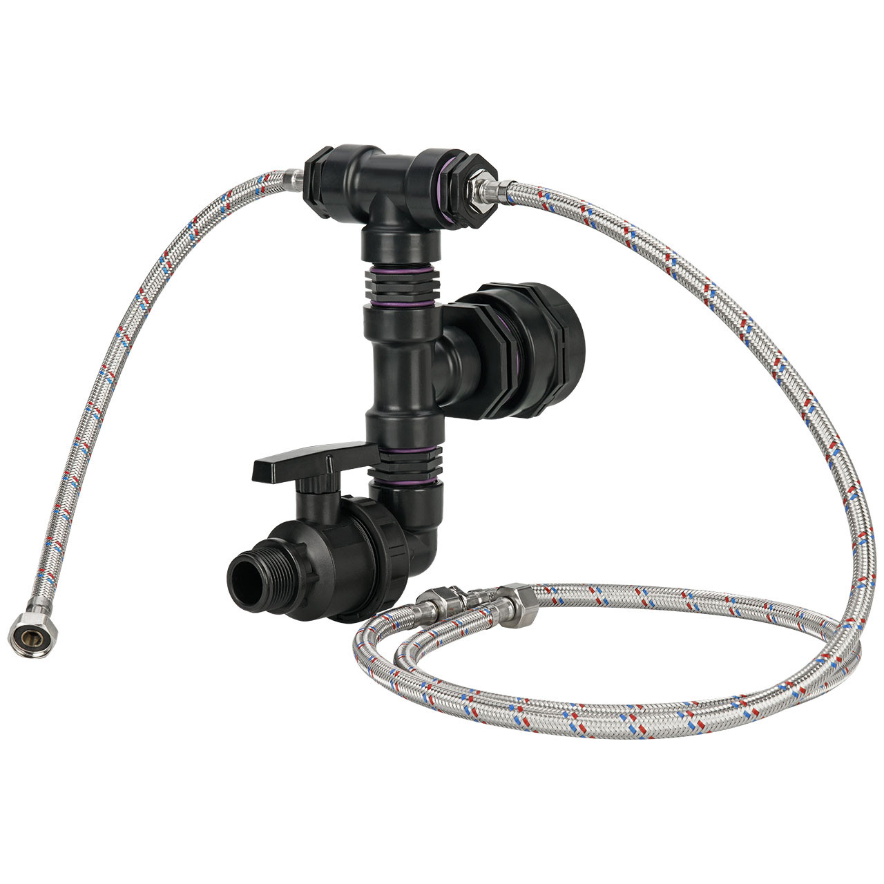 REKUBIK IBC Adapter BSP 2" - Anschlussset für Doppel-Tränke