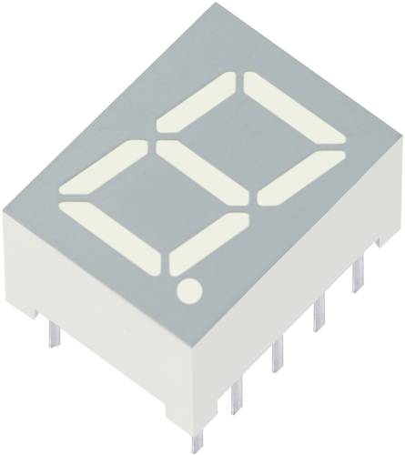 Kingbright 7-Segment-Anzeige Rot 9.9mm 1.85V Ziffernanzahl: 1 SC39-11SURKWA