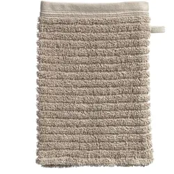 Casea Waschlappen Almeria 15 x 21 cm Baumwolle Grau Taupe