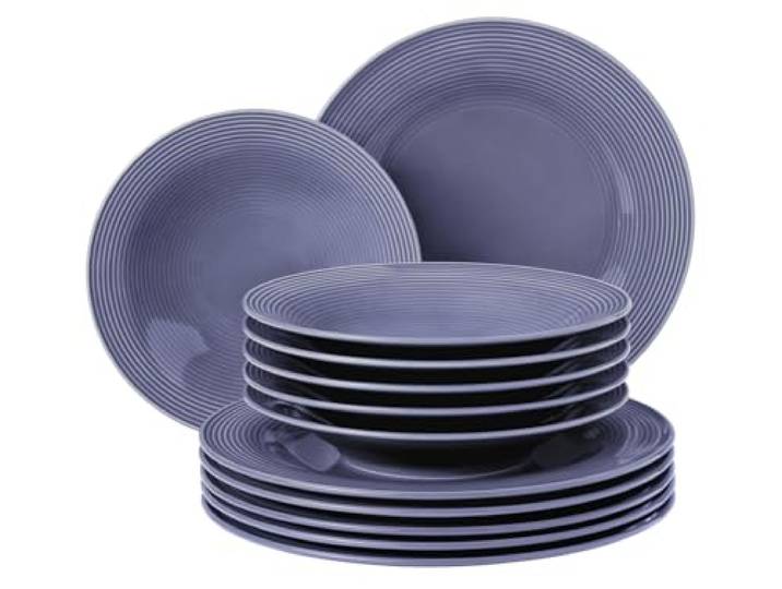 Seltmann Weiden Beat Color Glaze Tafelservice 12-teilig Fliederblau - DS