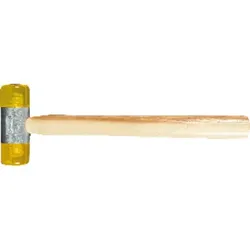 Kunststoffhammer gelb 35mm Größe 4 - gelb