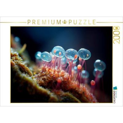 CALVENDO Puzzle Gläserne Pilze - Mikroorganismen | 2000 Teile Lege-Größe 90x67cm Foto-Puzzle für glückliche Stunden