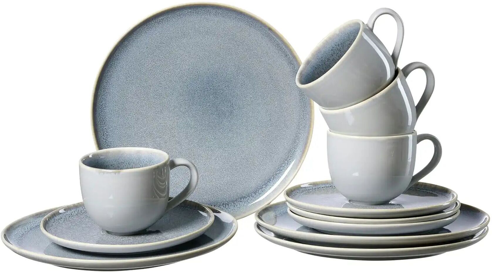 Ritzenhoff & Breker Kaffeeservice  Skagen ¦ grau ¦ Porzellan
