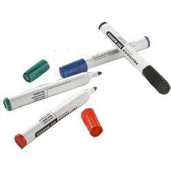 Whiteboardstifte Whiteboardmarker im 4er-Set, in schwarz, grün, rot, blau