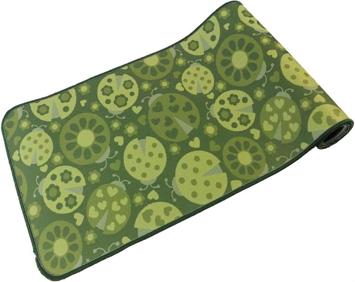 Groene Keuken Runner met Antislip Onderkant - Vloerkleed Loper voor Keuken en Hal